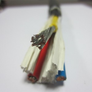 Fekete koncentrikus páncélozott kábel 16 mm-es 3 magos 6/3 AWG PVC vagy XLPE szigeteléssel