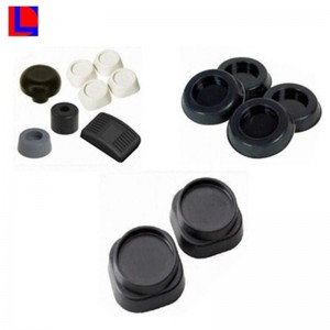 Kiváló minőségű NBR fekete gumi kerek lábakkal székekhez vagy íróasztalhoz