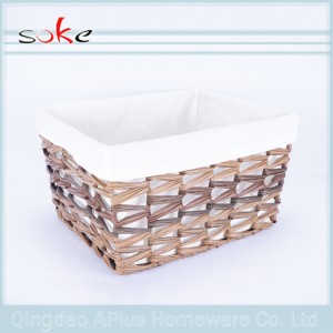 PE rattan szövött tároló kosár játék tárolására