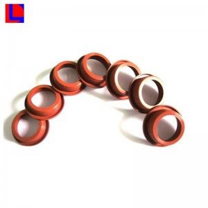 Testreszabott vörös szilikon gumi tömítés az elektronikus alkalmazáshoz