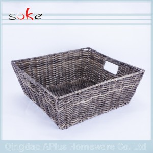 Legjobb minőségű PE rattan szövött tárolókosár