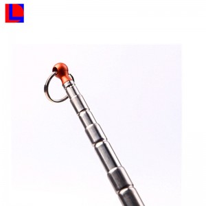 Forró, hordozható alumínium teleszkópos kutyajátszó függő és világos golyóval