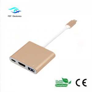 USB 3.1 type-c HDM1 + ​​USB 3.0 + PD-hez