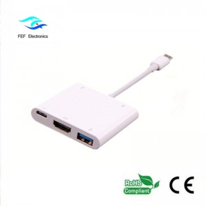 USB 3.1 type-c HDM1 + ​​USB 3.0 + PD-hez