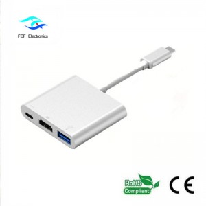 USB 3.1 type-c HDM1 + ​​USB 3.0 + PD-hez