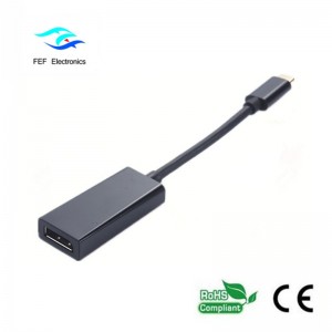USB TYPE-C a Displayport női konverterhez Fém tok: FEF-USBIC-004