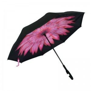 2019-es testreszabott fordított nyitja vissza csomagolása virág képkeret üvegszálas vagy hátsó esernyő autó