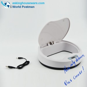 AKbrand automatikus induktív porzsák elektromos töltővel, szürke, 15 liter