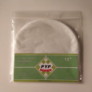 12 antisztatikus kerek alsó LP vinil belső hüvely