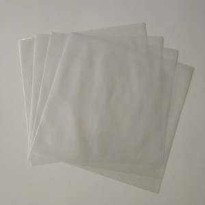 33RPM prémium védő lapos poli (vinilrekord) külső hüvelyek