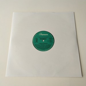 12 fehér könyv, a vinil LP belső hüvelyei a 33RPM vinilrekordhoz