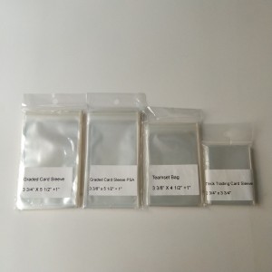 2 Mil kristálytiszta műanyag polipropilén osztályú kártya hüvely