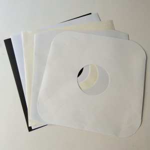 12 fehér könyv, a vinil LP belső hüvelyei a 33RPM vinilrekordhoz