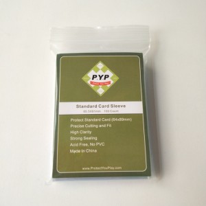 Kristálytiszta Pro-fit standard kártyahüvely, 63,5x88mm-es társasjáték hüvelyek