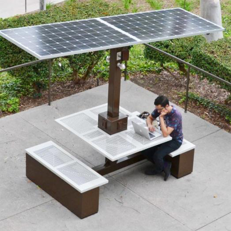 Intelligens piknik asztali napelemmel működő padgyár Kínában