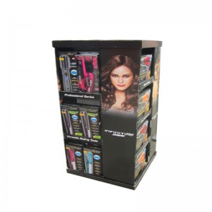 Szupermarket kiskereskedelmi polc, kozmetikai kartondoboz Shef