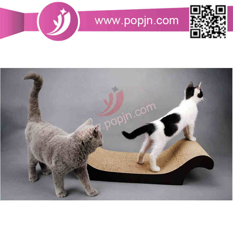 Környezetbarát kisállat játék hullámos papír macska kaparós kisállat-kaparó