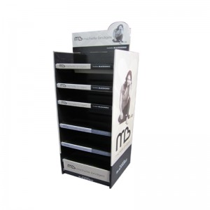 Promóciós kartonkijelző könyv üdvözlőkártyához, kiskereskedelmi kiállítási stand-áru, pop-display