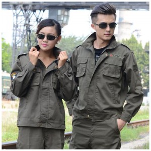 Professzionális egyedi fluoreszkáló narancssárga színű higiéniai ruha