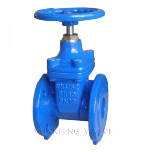 Nem emelkedő szár rugalmas, ülő kapu szelep