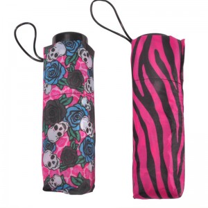 5-szeres mini fényképezés, egyedi méretű, egyedi stílusú nyomtatási esernyő