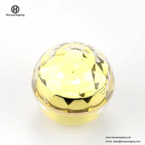 HXL216A kerek, üres kozmetikai üveges dupla falú tartály bőrápoló jar