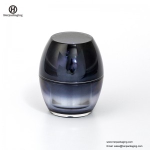 HXL232 kerek, üres kozmetikai üveges dupla falú tartály bőrápoló jar