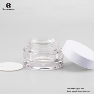 HXL237A luxus kerek üres akril kozmetikai edény