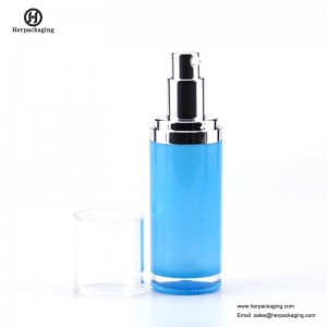 HXL312 Üres akril légtelen krém és Lotion Bottle kozmetikai csomagolású bőrápoló tartály