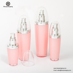HXL315 Üres akril légtelen krém és Lotion Bottle kozmetikai csomagolású bőrápoló tartály