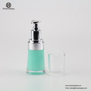 HXL317 Üres akril légtelen krém és Lotion Bottle kozmetikai csomagolású bőrápoló tartály