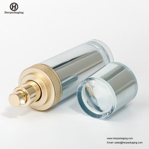 HXL327 Üres akril légtelen krém és Lotion Bottle kozmetikai csomagolású bőrápoló tartály