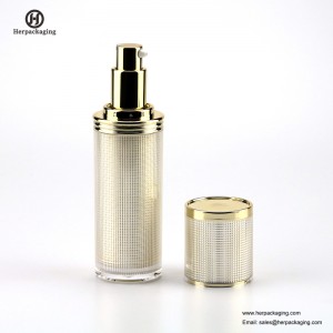 HXL329 Üres akril légtelen krém és Lotion Bottle kozmetikai csomagolású bőrápoló tartály