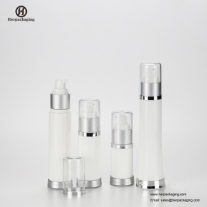 HXL423 Üres akril légtelen krém és Lotion Bottle kozmetikai csomagolású bőrápoló tartály