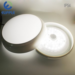 Vízálló led mennyezeti világítás. Kerek 3 éves garancia Magnet IP65 led zuhanyfény 12w 18w 24w vízálló led mennyezeti lámpa