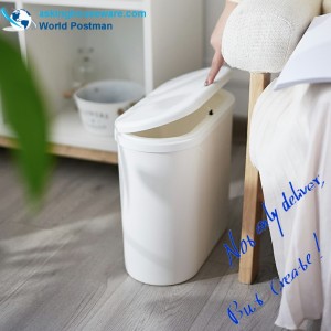 Karcsú újrahasznosítható fedél préselt kukába