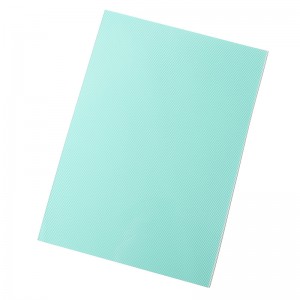 Színes, sodrott PP lap papíráruhoz és csomagoláshoz