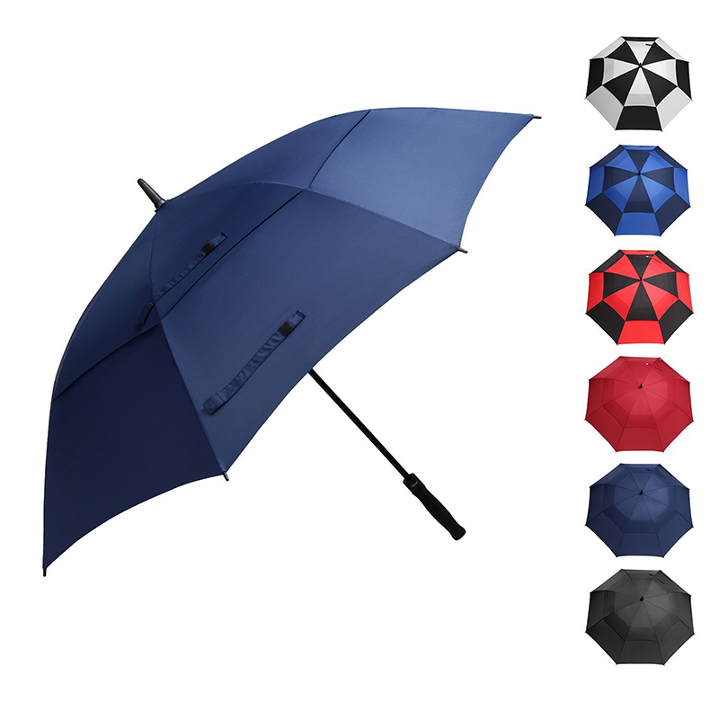 30 hüvelykes kétrétegű promóciós marketing ajándékok üzleti esernyő szélálló