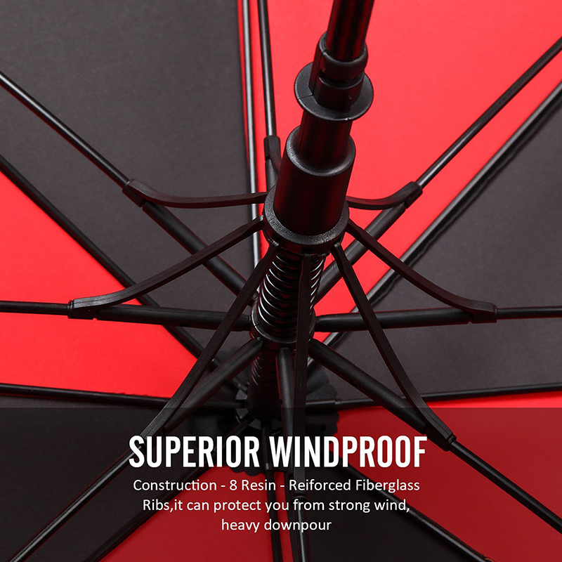 30 hüvelykes 32 hüvelykes automatikus esernyő szél- és vízálló nagy méretű golf esernyő