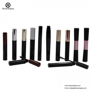 HCL107 Üres szempillaspirál-tartály kefével Szempillaspirál-csövek szempillapálcával Divatos újratölthető palackok