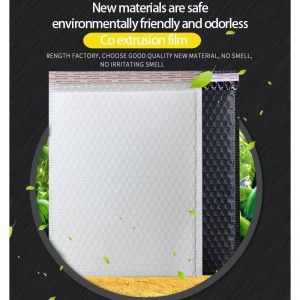 egyedi nyomtatású, ütésálló, fehér buborékos levelezőanyagok, párnázott szállítási boríték műanyag csomagolózsák