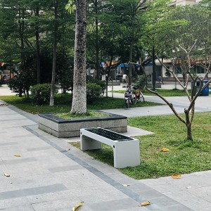 Solar Park Bench Smart City zöld termék