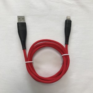 Fonott gyors töltésű, kerek alumínium ház Flex hajlítás Gumírozott USB adatkábel a mikro USB-hez, C típusú, iPhone villám töltéshez és szinkronizáláshoz