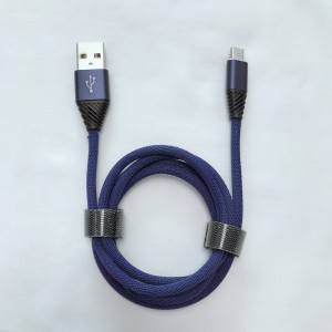 Fonott gyors töltésű, kerek alumínium ház Flex hajlító USB adatkábel mikro USB-hez, C típusú, iPhone villám töltéshez és szinkronizáláshoz