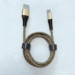 Olcsó ár Új fonott hajlítású, gyors töltésű, kerek alumínium ház USB-adatkábel mikro USB-hez, C típusú, iPhone villámtöltő és szinkronizált