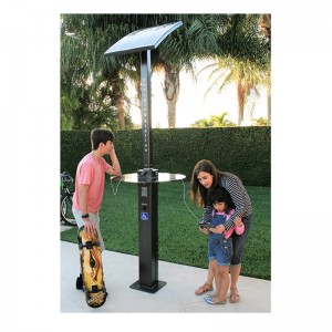 Napelemes mobiltelefon töltőállomás testreszabott kialakítás Üdvözöljük