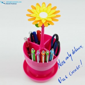 Aranyos virágos konyhai irodai evőeszköz készlet vödör