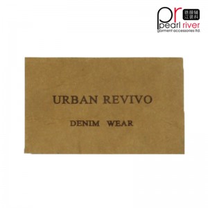 bőr divat színes nagy számú hangtag matrica