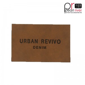 divat bőr színes nagy számú hangtag matrica