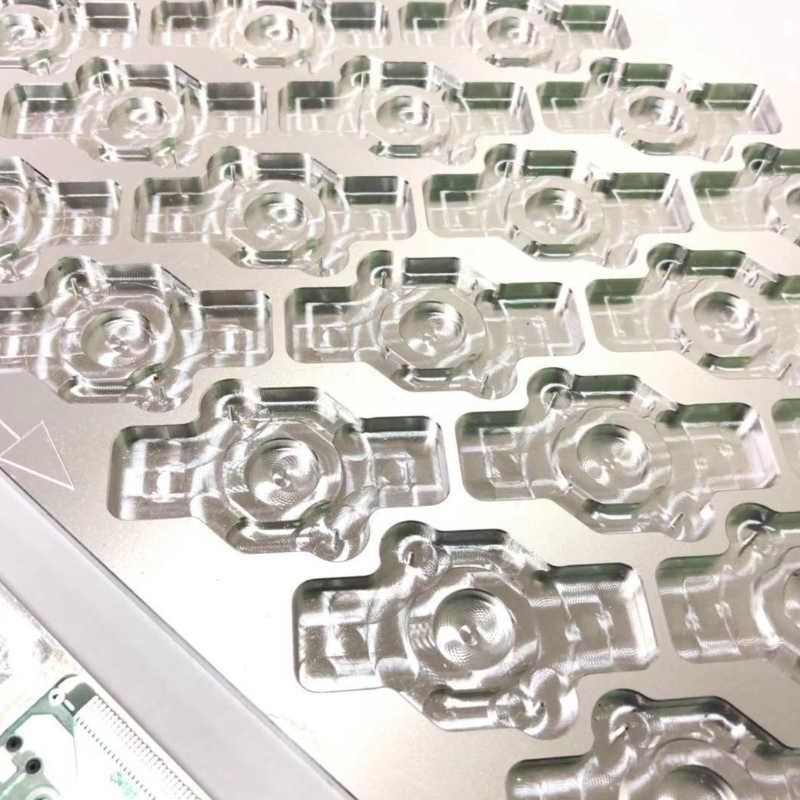 Alumínium CNC megmunkáló alkatrészek elektronikus áramköri sajtóprofil